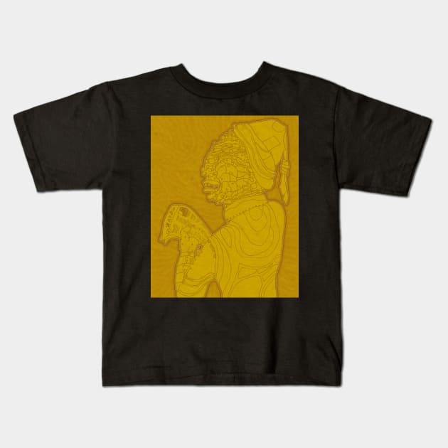 Yellow Journalist from Wermspittle Kids T-Shirt by Hereticwerks